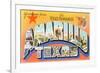 Greetings from Amarillo, Texas-null-Framed Premium Giclee Print