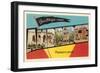 Greetings from Ambridge, Pennsylvania-null-Framed Art Print