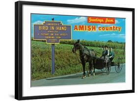 Greetings from Amish Country-null-Framed Art Print