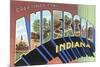 Greetings from Anderson, Indiana-null-Mounted Art Print