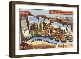 Greetings from Arizona-null-Framed Art Print