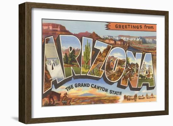 Greetings from Arizona-null-Framed Art Print