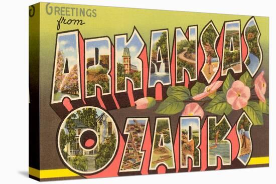 Greetings from Arkansas Ozarks-null-Stretched Canvas