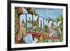 Greetings from Arkansas-null-Framed Premium Giclee Print