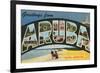 Greetings from Aruba, Netherland Antilles-null-Framed Premium Giclee Print