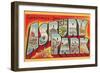 Greetings from Asbury Park, New Jersey-null-Framed Art Print