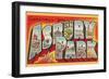 Greetings from Asbury Park, New Jersey-null-Framed Art Print