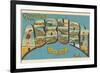 Greetings from Asbury Park, New Jersey-null-Framed Premium Giclee Print