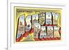 Greetings from Asbury Park, New Jersey-null-Framed Premium Giclee Print