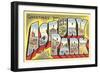 Greetings from Asbury Park, New Jersey-null-Framed Art Print