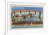 Greetings from Ashtabula, Ohio-null-Framed Premium Giclee Print