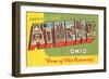 Greetings from Athens, Ohio-null-Framed Premium Giclee Print