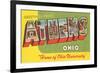 Greetings from Athens, Ohio-null-Framed Art Print