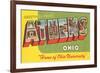 Greetings from Athens, Ohio-null-Framed Premium Giclee Print