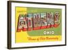 Greetings from Athens, Ohio-null-Framed Art Print