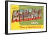 Greetings from Athens, Ohio-null-Framed Art Print