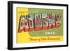 Greetings from Athens, Ohio-null-Framed Art Print