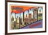 Greetings from Atlanta, Georgia-null-Framed Premium Giclee Print