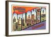 Greetings from Atlanta, Georgia-null-Framed Art Print