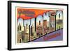 Greetings from Atlanta, Georgia-null-Framed Art Print