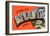 Greetings from Atlanta, Georgia-null-Framed Art Print