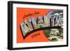 Greetings from Atlanta, Georgia-null-Framed Art Print