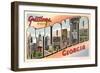 Greetings from Atlanta, Georgia-null-Framed Art Print