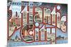 Greetings from Atlantic City, New Jersey-null-Mounted Premium Giclee Print