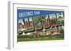 Greetings from Auburn, Alabama-null-Framed Art Print