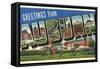 Greetings from Auburn, Alabama-null-Framed Stretched Canvas