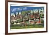 Greetings from Auburn, Alabama-null-Framed Premium Giclee Print