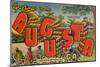Greetings from Augusta, Georgia: a Busy Day in the Cotton Field, 1943-null-Mounted Giclee Print
