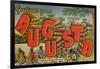 Greetings from Augusta, Georgia: a Busy Day in the Cotton Field, 1943-null-Framed Giclee Print