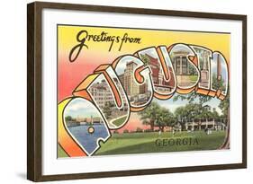 Greetings from Augusta, Georgia-null-Framed Art Print