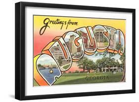 Greetings from Augusta, Georgia-null-Framed Art Print