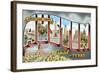 Greetings from Austin, Capitol of Texas-null-Framed Giclee Print