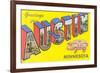 Greetings from Austin, Minnesota-null-Framed Premium Giclee Print