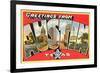 Greetings from Austin, Texas-null-Framed Premium Giclee Print