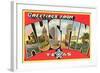 Greetings from Austin, Texas-null-Framed Art Print