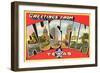 Greetings from Austin, Texas-null-Framed Art Print