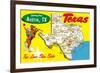 Greetings from Austin, Texas-null-Framed Premium Giclee Print