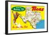 Greetings from Austin, Texas-null-Framed Art Print