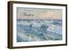 Greetings from Avalon, New Jersey, Seascape-null-Framed Art Print