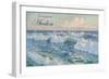 Greetings from Avalon, New Jersey, Seascape-null-Framed Art Print