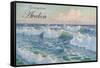 Greetings from Avalon, New Jersey, Seascape-null-Framed Stretched Canvas