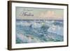 Greetings from Avalon, New Jersey, Seascape-null-Framed Art Print