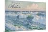 Greetings from Avalon, New Jersey, Seascape-null-Mounted Premium Giclee Print