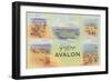 Greetings from Avalon, New Jersey-null-Framed Art Print