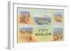 Greetings from Avalon, New Jersey-null-Framed Art Print