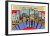 Greetings from Baltimore, Maryland-null-Framed Art Print